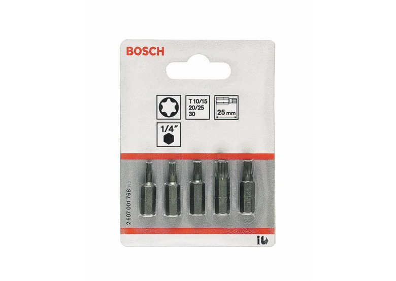 Coffret d'embouts de vissage Extra Hart (Torx) T 10, T 15, T 20, T 2 Bosch 2607001768