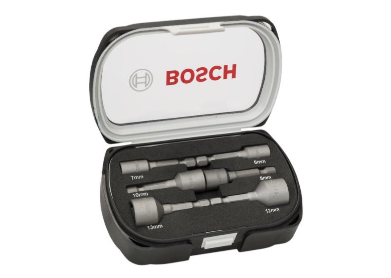 Coffret de 6 clés à douilles  (50x6,7,8,10,12,13mm) Bosch 2607017569