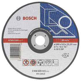 Disque à tronçonner, à moyeu plat, moulé AS 24 R, 230mm, 22,23mm Bosch 2608600546
