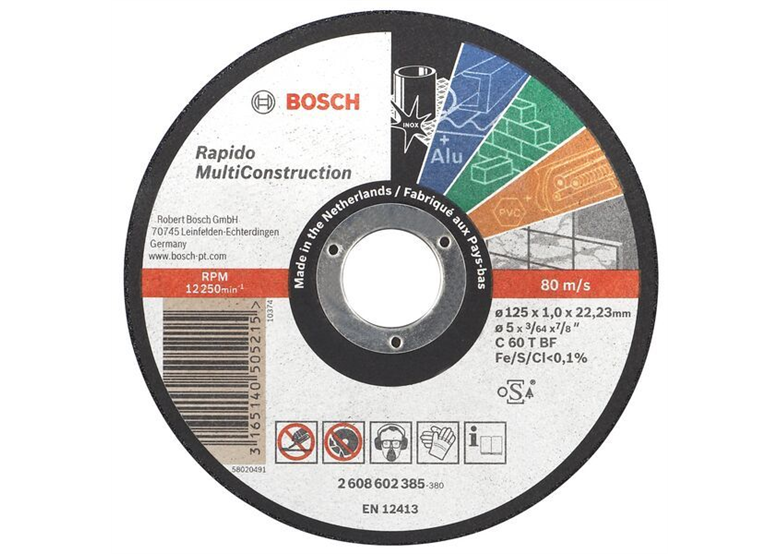 Disque Multi Construction Bosch 2608602383