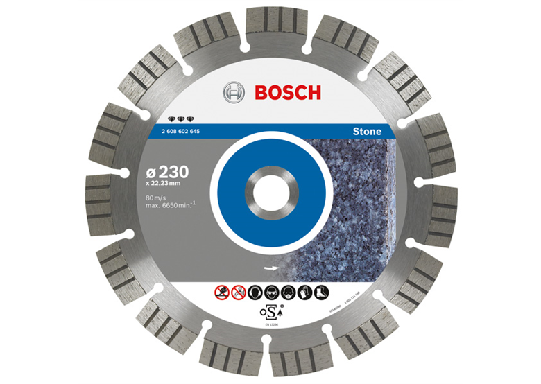 Disque diamant Best for STONE 300 Bosch 2608602646