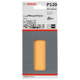 Feuille abrasive C470, emballage  10 pcs. Bosch 2608607232