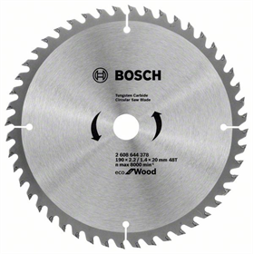 Lame de scie  ECO for Wood 190x20mm T48 Bosch 2608644378