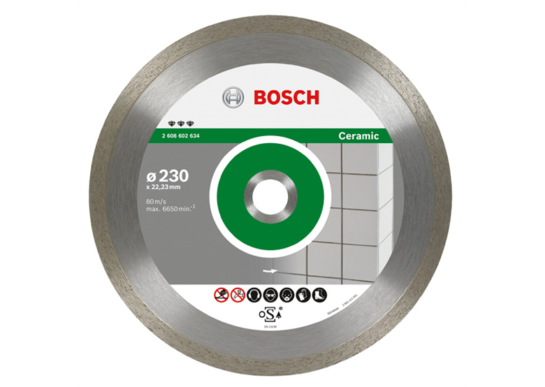 Disque diamant 230x22,23x2,4mm Bosch Best for Ceramic