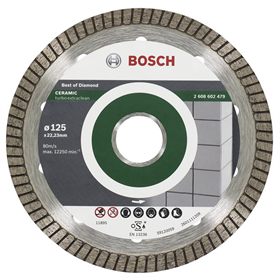 Disque diamant 115mm Bosch Best for Ceramic Extra Clean Turbo