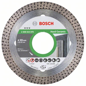 Disque diamant 85x22,23mm Bosch Best for Hard Ceramic