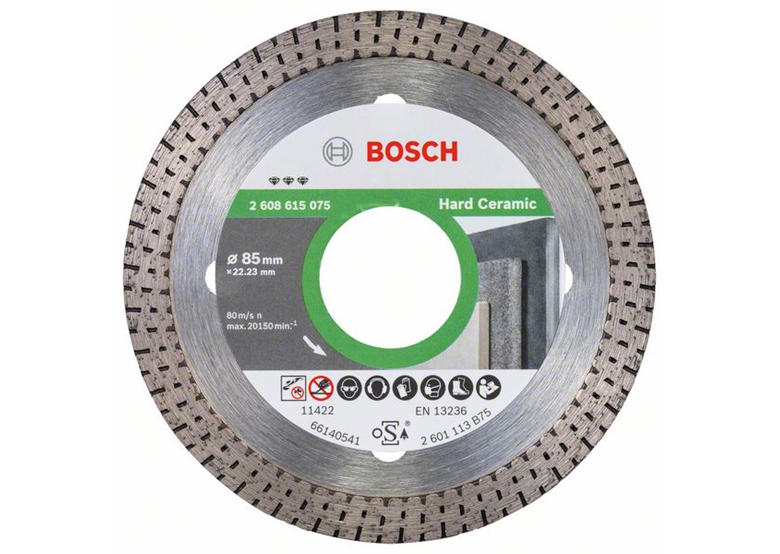 Disque diamant 85x22,23mm Bosch Best for Hard Ceramic