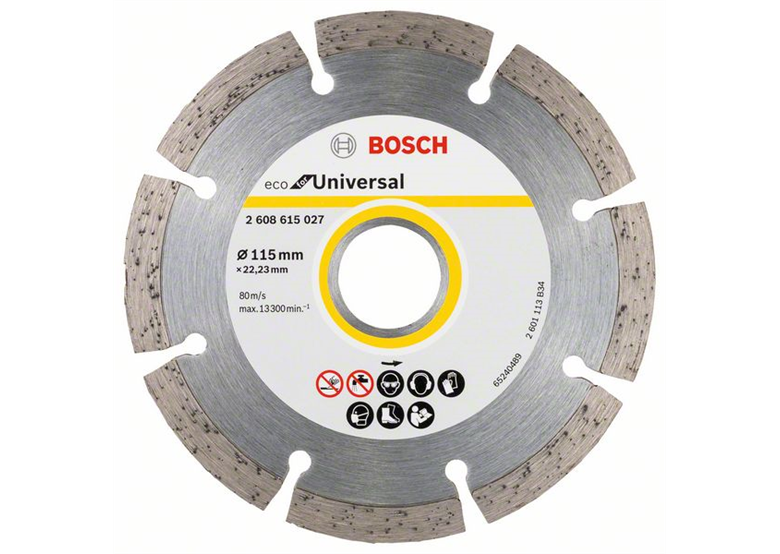 Disque diamant segment 115x22,23mm 10 pcs. Bosch ECO for Universal