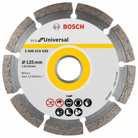 Disque diamant 125mm Bosch Eco for Universal Segmented