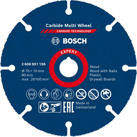Disque à tronçonner 76x10mm Bosch EXPERT Carbide Multi Wheel