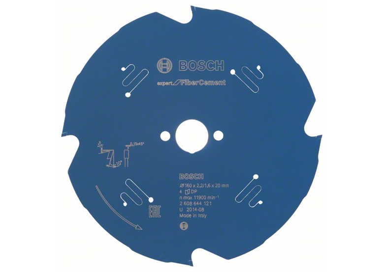 Lame de scie circulaire 160x20mm T4 Bosch Expert for Fiber Cement