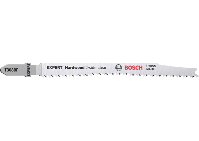 Lame de scie sauteuse, 5pcs Bosch EXPERT Hardwood 2-side clean T 308 BF