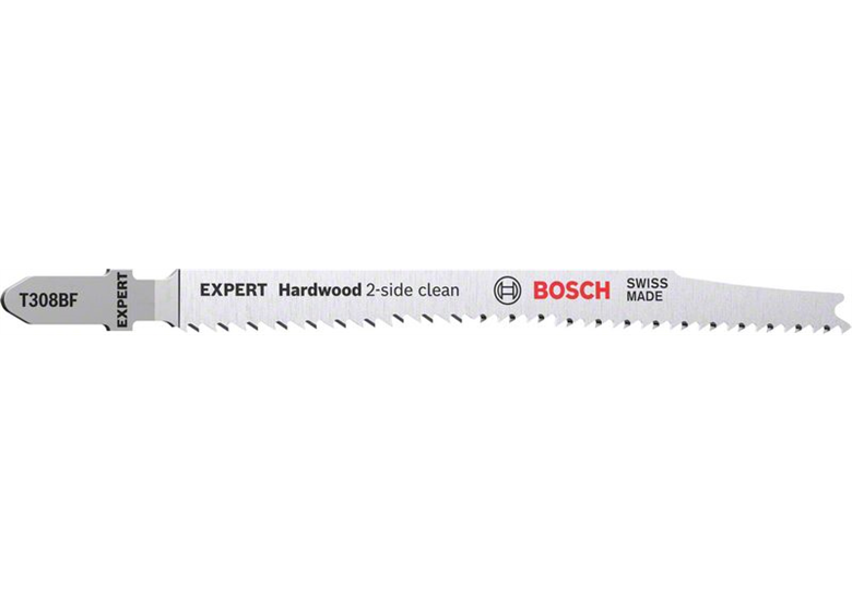 Lame de scie sauteuse, 100pcs Bosch EXPERT Hardwood 2-side clean T 308 BF