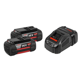 Batterie 36V 6,0Ah (x2) et chargeur Bosch GBA + GAL 3680