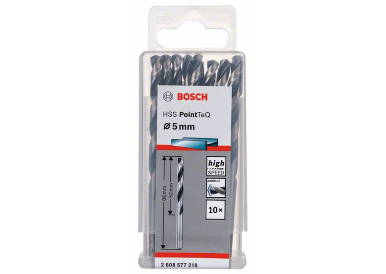 Foret 5mm 10 pcs. Bosch HSS PointTeQ