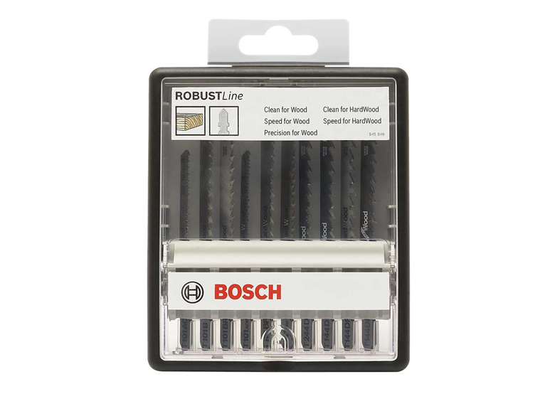 Lame 10 pièces Bosch ROBUST "WOOD EXPERT