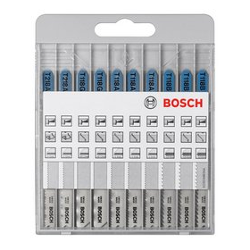Lames 10 pièces Bosch X-PRO LINE JSB SET "BASIC FOR METAL