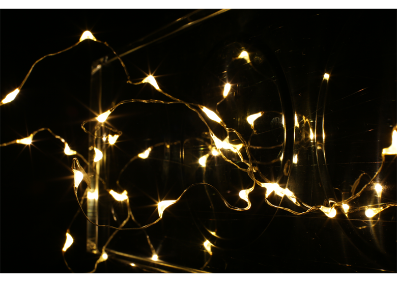 Lumières de Noël LED (blanc chaud, 1m) Bulinex 10-048