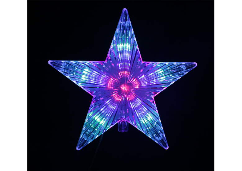 Cimier de sapin - étoile LED multicouleur Bulinex 10-101