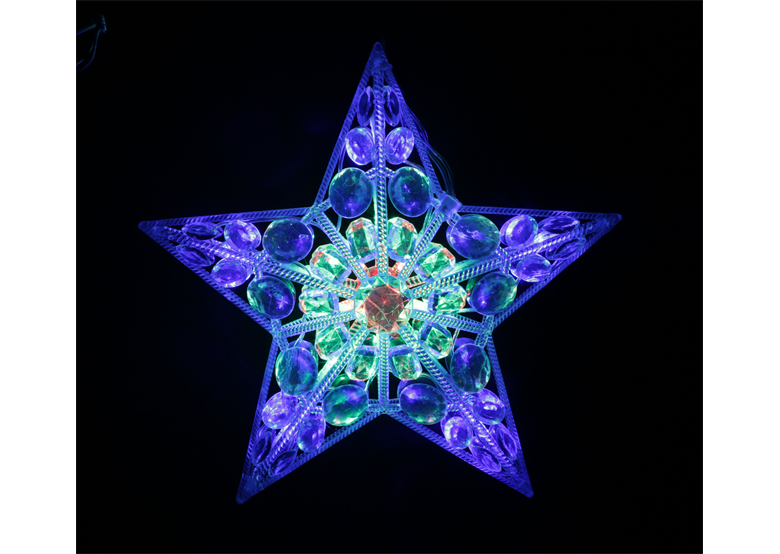 Décoration de Noël - étoile LED multicouleurs Bulinex 10-301