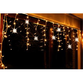 Rideau/Eclairage de Noël LED effet du flash stalactites Bulinex 20-198