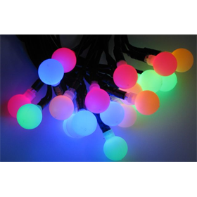 Kit pour sapin de Noël 80 boules en cristal LED 12 m multicolore Bulinex 37-281
