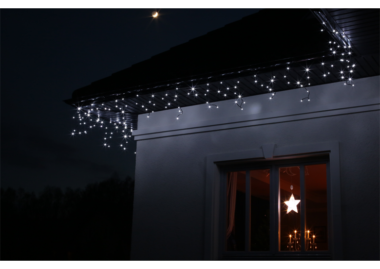 Lumières de Noël pour l'extérieur LED glaçons blanc Bulinex 38-339