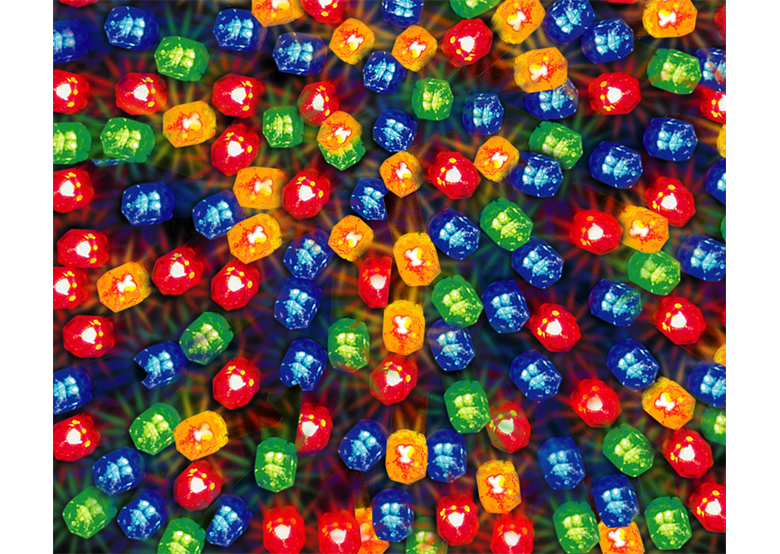 Lumières de Noël pour l'extérieur 120 diodes LED, multicolore 11,9 m Bulinex 38-491