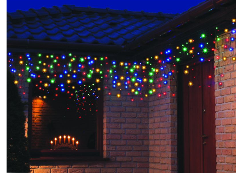 Lumières de Noël pour l'extérieur LED rideau glaçons blanc Bulinex 38-661