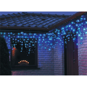 Lumières de Noël pour l'extérieur LED rideau glaçons blanc Bulinex 38-666