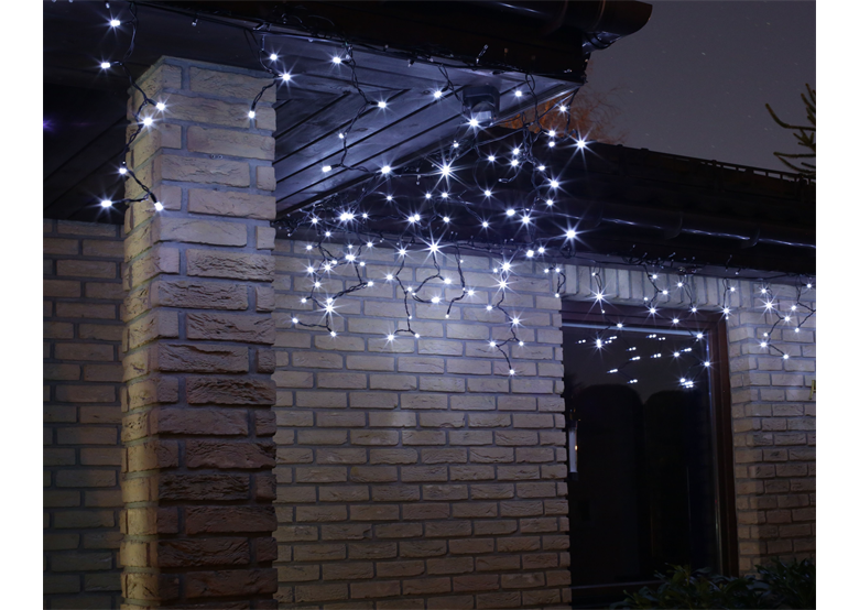 Lumières de Noël pour l'extérieur LED glaçons blanc Bulinex 38-742