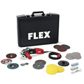 Meuleuse d'angle avec accessoires Flex LE 14-7 125 INOX Set