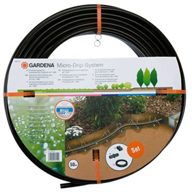 Ligne d'arrosage goutte à goutte enterrée 50 - kit Gardena Micro-Drip-System