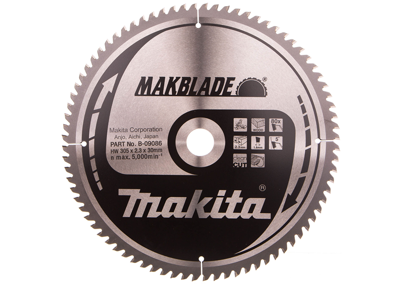 Disque MAKBLADE 305x30mm T80 Makita B-09086