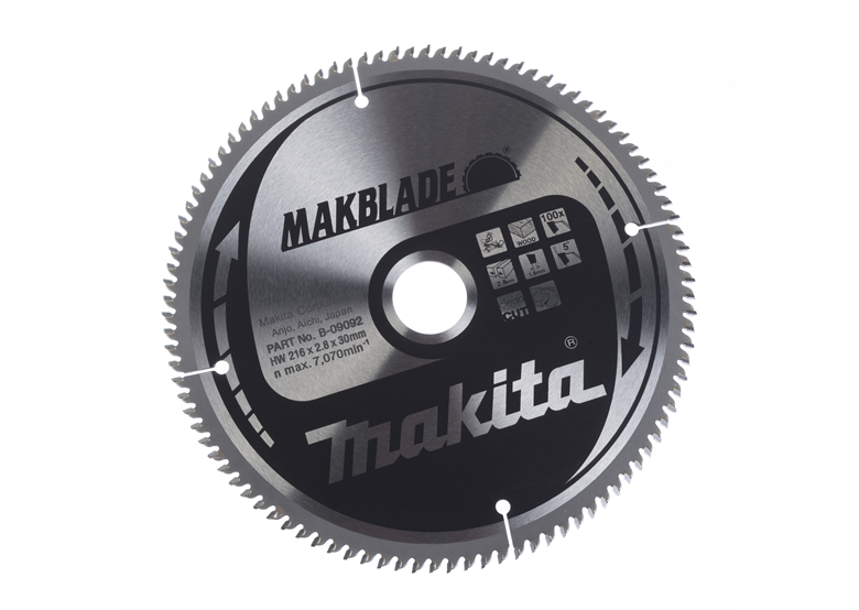 Disque MAKBLADE 216x30mm T100 Makita B-09092