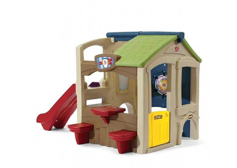 Maison avec toboggan pour les enfants Step2 8510