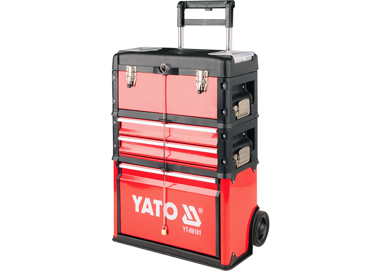 Ensemble de caisses à outils modulaires sur roues Yato YT-09101