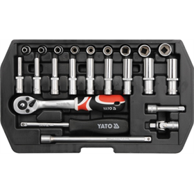 Kit d'outils 1/4” 23 pièces Yato YT-1445
