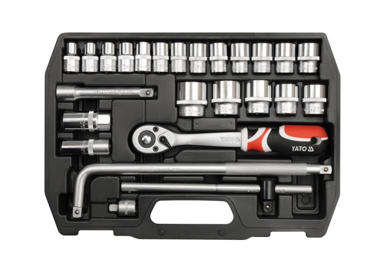 Kit d'outils 1/2” 25 pièces L Yato YT-3874