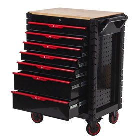 Chariot à outils avec équipement, 215 pièces. Airpress 79169