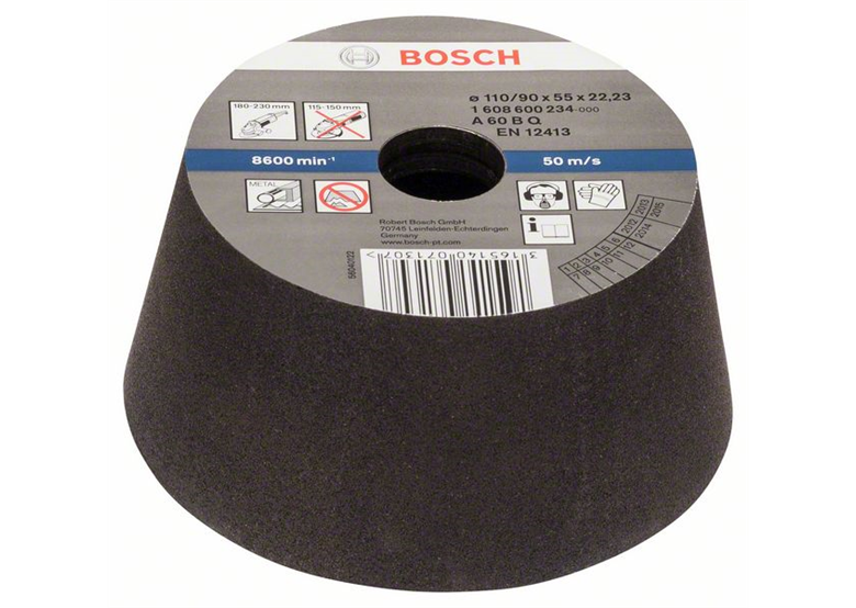 Meules boisseau coniques pour métal Bosch 1608600234