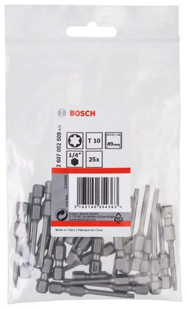 Embouts de vissage Extra Hard Bosch 2607002509