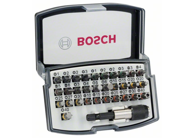 Embouts de vissage, coffret de 32 pièces Bosch 2607017319