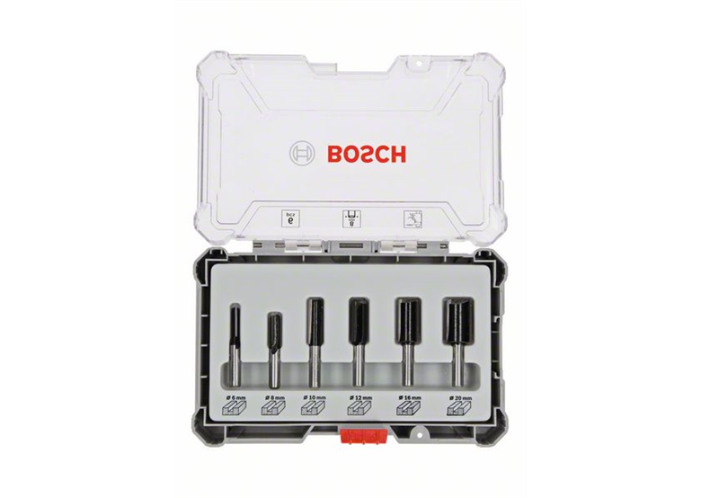 Jeu de fraises avec queue 8mm 6pcs Bosch 2607017466