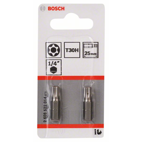 Embouts de vissage T30H Security Torx® Extra Hart Bosch 2608522014