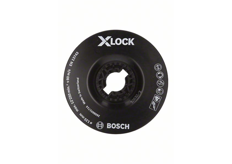 Plateau de ponçage doux  X-Lock 125mm Bosch 2608601714
