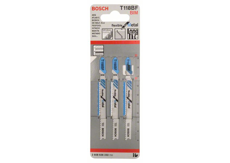 Lames de scie sauteuse T 118 BF Bosch 2608636232