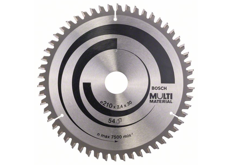 Lame de scie circulaire Multi Material 210 x 30 mm T54 Bosch 2608640511