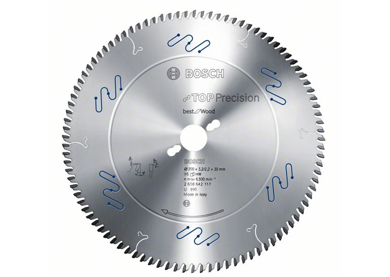 Lame de scie circulaire Top Precision Best for Wood 400x30mm T96 Bosch 2608642123
