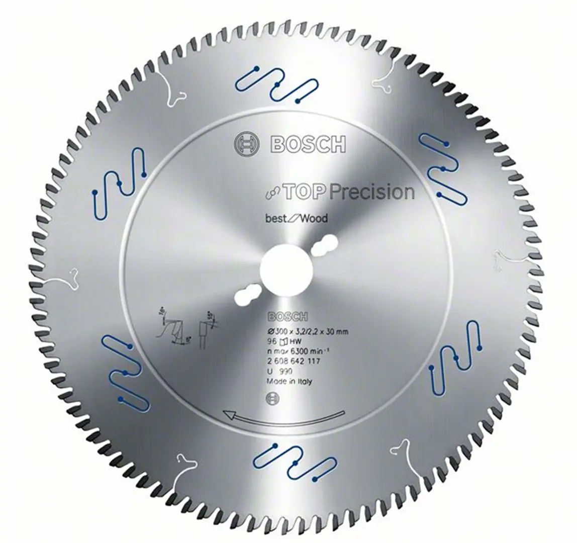 Lame de scie circulaire Top Precision Best for Wood 450x30mm T66 Bosch 2608642124